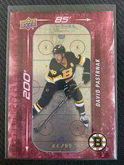 David Pastrnak [Red] Hockey Cards 2023 Upper Deck 200' x 85' Prices