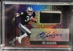 Bo Jackson [Blue] #IJ-BJ Football Cards 2021 Panini Illusions Immortalized Jersey Autographs Prices