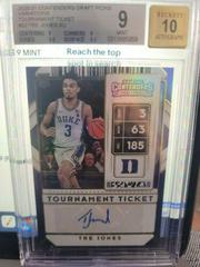 Tre Jones [Tournament Autograph] #92 Basketball Cards 2020 Panini Contenders Draft Picks Prices