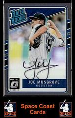 Joe Musgrove [Black] #RRS-JM Baseball Cards 2017 Panini Donruss Optic Rated Rookie Signatures Prices