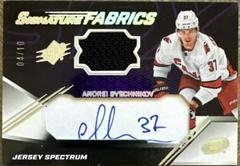 Andrei Svechnikov [Spectrum] #SF-AS Hockey Cards 2022 SPx Signature Fabrics Prices