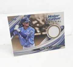 Bobby Witt Jr. [Gold] Baseball Cards 2023 Topps Series 2 Major League Material Relics Prices