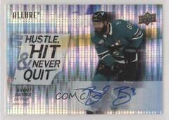 Brent Burns [Autograph] #HH-10 Hockey Cards 2021 Upper Deck Allure Hustle Hit & Never Quit Prices
