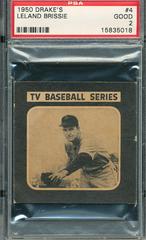 Leland Brissie #4 Baseball Cards 1950 Drake's Prices