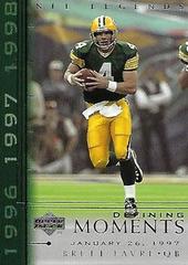 Brett Favre Football Cards 2000 Upper Deck Legends Defining Moments Prices