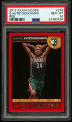 Giannis Antetokounmpo [Red] #275 Basketball Cards 2013 Panini Hoops Prices