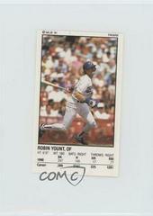 Robin Yount #166 Baseball Cards 1991 Panini Stickers Prices
