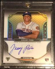 Jeremy Pena Baseball Cards 2022 Topps Triple Threads Rookie Autographs Prices