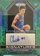 Chet Holmgren [Choice Green] #RSI-CHE Basketball Cards 2022 Panini Prizm Rookie Signatures Prices