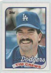 Tim Crews #22 Baseball Cards 1989 Topps Tiffany Prices