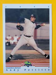 Andy Pettitte #286 Baseball Cards 1992 Classic Game Prices