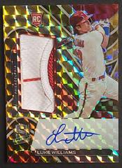 Luke Williams [Jersey Autograph Gold] #157 Baseball Cards 2022 Panini Chronicles Spectra Prices