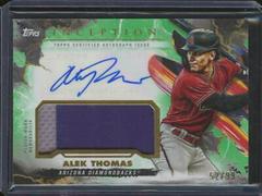 Alek Thomas [Green] #IAP-AT Baseball Cards 2023 Topps Inception Autograph Patch Prices
