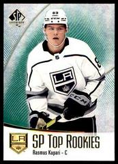 Rasmus Kupari [Green] #TR-40 Hockey Cards 2021 SP Authentic Top Rookies Prices