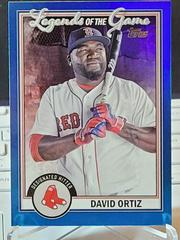 David Ortiz [Blue] #LG-18 Baseball Cards 2023 Topps Legends of the Game Prices