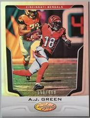 A.J. Green [Mirror Green] #19 Football Cards 2017 Panini Certified Prices