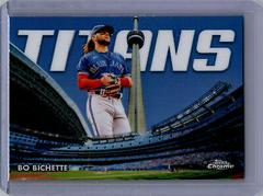 Bo Bichette #CT-7 Baseball Cards 2023 Topps Chrome Titans Prices