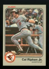 Cal Ripken Jr. Baseball Cards 1983 Fleer Prices