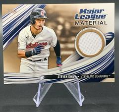 Steven Kwan [Gold] #MLM-SK Baseball Cards 2023 Topps Series 2 Major League Material Relics Prices