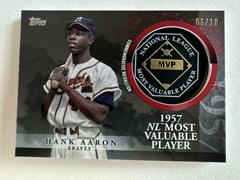 Hank Aaron [Red] #MVP-HA Baseball Cards 2023 Topps Update MVP Medallion Prices