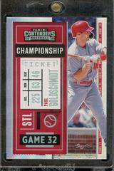 Paul Goldschmidt [Playoff Ticket] #70 Baseball Cards 2020 Panini Contenders Prices