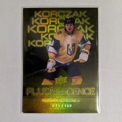 Kaedan Korczak [Gold] #F-11 Hockey Cards 2022 Upper Deck Fluorescence Prices