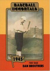 Dan Brouthers Baseball Cards 1980 Baseball Immortals Prices