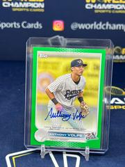Anthony Volpe [Autograph Green] #PD-77 Baseball Cards 2022 Topps Pro Debut Prices