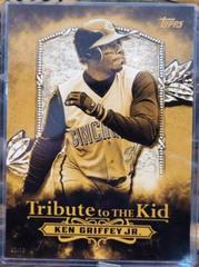 Ken Griffey Jr. [5x7 Gold] #KID-27 Baseball Cards 2016 Topps Tribute to the Kid Prices