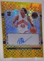 Dalano Banton [Gold Prizm] Basketball Cards 2021 Panini Select Youth Explosion Signatures Prices