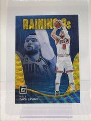 Zach LaVine [Gold Wave] #6 Basketball Cards 2022 Panini Donruss Optic Raining 3s Prices