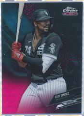 Eloy Jimenez [Magenta Refractor] #4 Baseball Cards 2021 Topps Chrome Black Prices