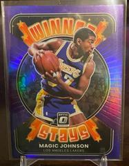 Magic Johnson [Purple] #16 Basketball Cards 2021 Panini Donruss Optic Winner Stays Prices