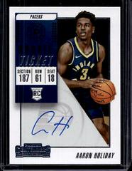 Aaron Holiday [Ball High Autograph] #101 Basketball Cards 2018 Panini Contenders Prices