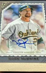 Mark McGwire Baseball Cards 2022 Topps Gallery Retired Greats Autographs Prices