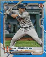 Alex Bregman [Blue] #25 Baseball Cards 2021 Bowman Prices