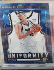 Nikola Jokic [Blue Ice] #10 Basketball Cards 2021 Panini Contenders Optic Uniformity Prices