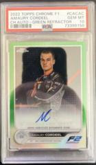 Amaury Cordeel [Green] #CAC-AC Racing Cards 2022 Topps Chrome Formula 1 Autographs Prices
