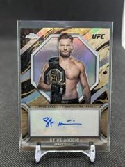 Stipe Miocic [Refractor] #MOC-SMI Ufc Cards 2024 Topps Chrome UFC Marks of Champions Autograph Prices