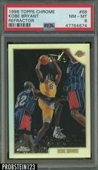 Kobe Bryant [Refractor] #68 Basketball Cards 1998 Topps Chrome Prices