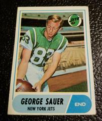George Sauer #13 Football Cards 1968 Topps Prices