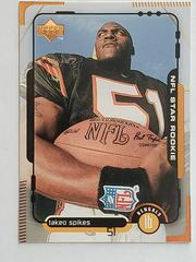 Takeo Spikes [Bronze] #11 Football Cards 1998 Upper Deck Prices