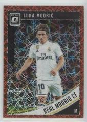 Luka Modric [Optic Red Velocity] Soccer Cards 2018 Panini Donruss Prices