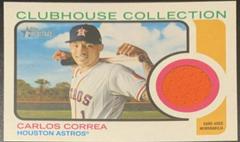 Carlos Correa #CCR-CC Baseball Cards 2022 Topps Heritage Clubhouse Collection Relics Prices