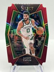 Jayson Tatum [Green Prizm Die Cut] #172 Basketball Cards 2021 Panini Select Prices
