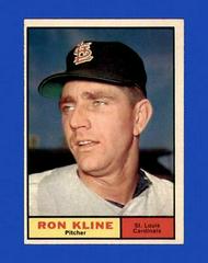 Ron Kline #127 Baseball Cards 1961 Topps Prices