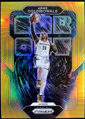 Arike Ogunbowale [Gold] Basketball Cards 2022 Panini Prizm WNBA Far Out Prices