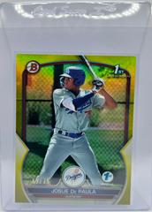 Josue De Paula [Yellow] Baseball Cards 2023 Bowman 1st Edition Prices