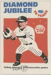 Lou Gehrig Baseball Cards 1976 Laughlin Diamond Jubilee Prices