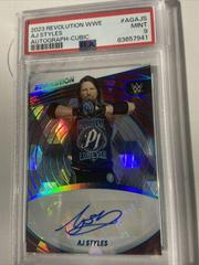 AJ Styles [Cubic] Wrestling Cards 2023 Panini Revolution WWE Autograph Prices